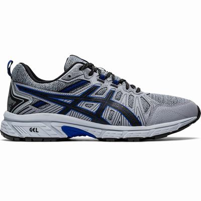 Asics Gel-Venture 7 Mx (4E) - Miesten Polkujuoksukengät - Harmaat/Sininen